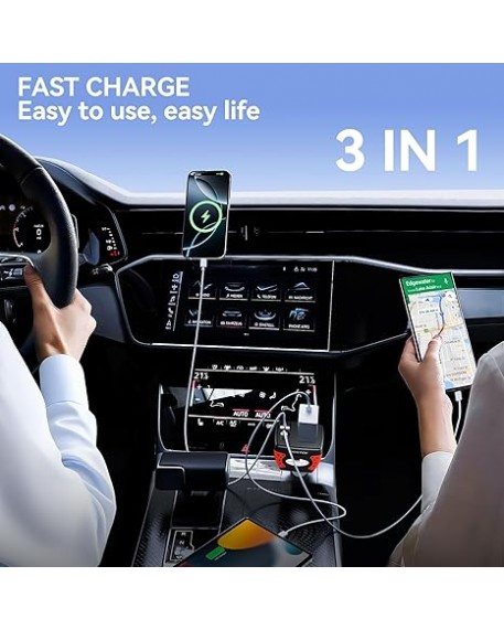 BESTEK 150W Power Inverter 12V to 110V with PD30W QC18W Dual USB Ports